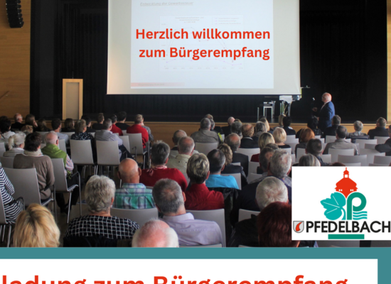 Bürgerempfang der Gemeinde Pfedelbach