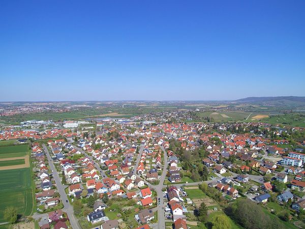 Blick auf Pfedelbach per Drohne - Kocholl, Hannes